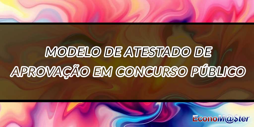 Atestado de Aprovação em Concurso Público