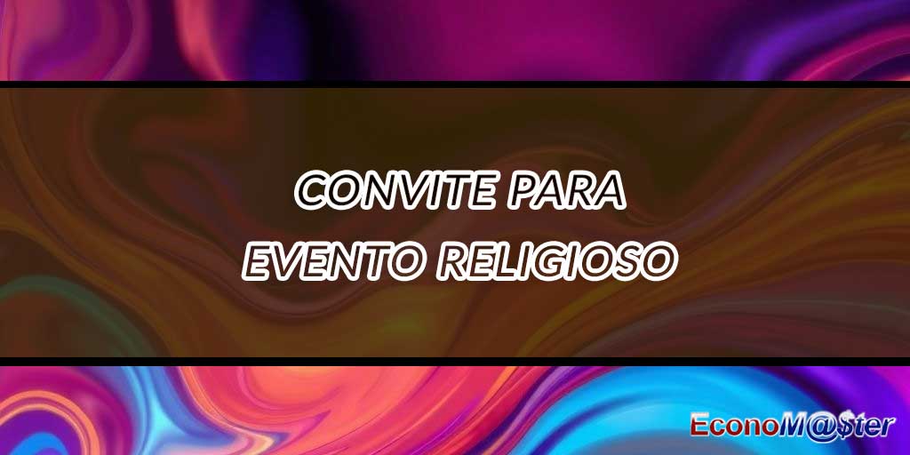 Convite para Evento Religioso