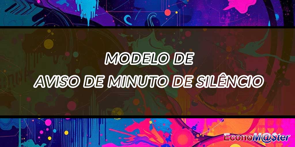 Aviso de Minuto de Silêncio