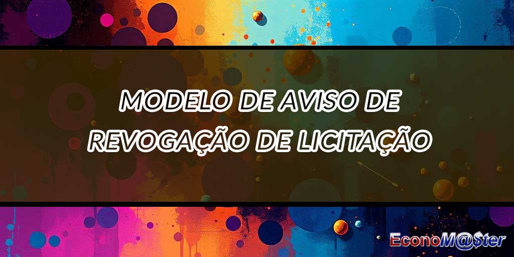 Aviso de Revogação de Licitação