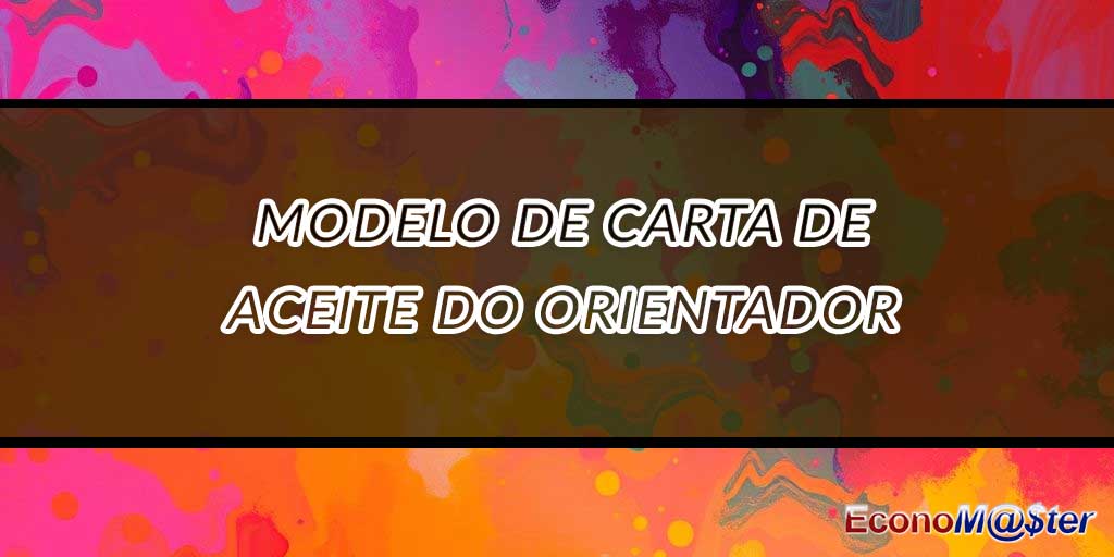 Carta de Aceite do Orientador