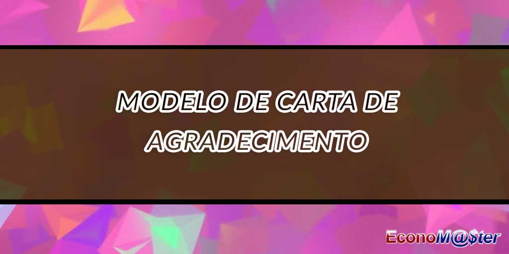 Carta de Agradecimento