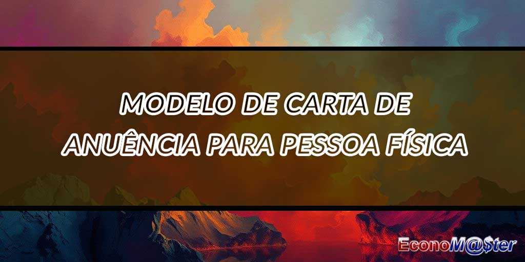 Carta de Anuência para Pessoa Física