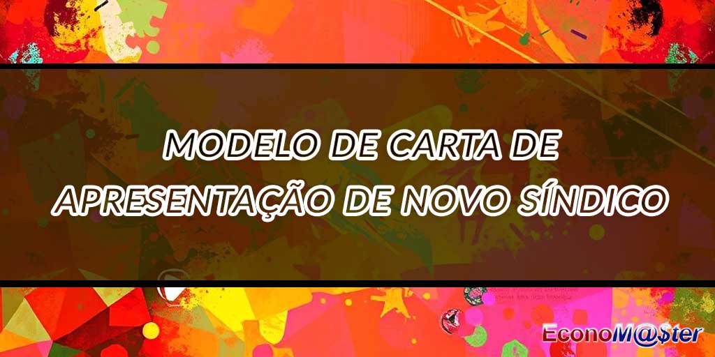 Carta de Apresentação de Novo Síndico