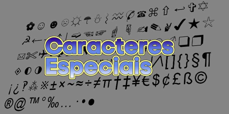 Caracteres Especiais Portal Do Economaster