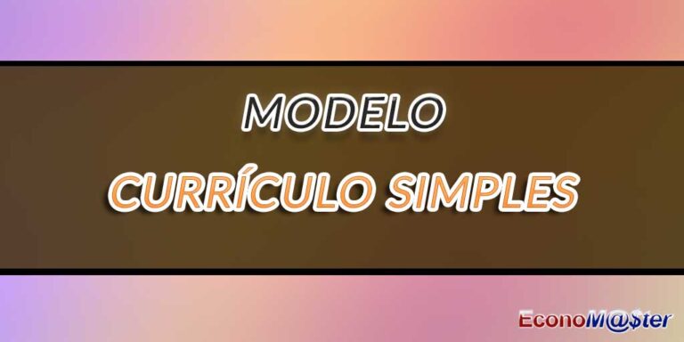 Como Fazer Modelo Simples de Currículo